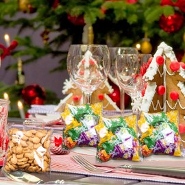 Snowflake Wrapping Bags, 100 Pieces, Transparent OPP Bags, Snowflake Mini Print, Wrapping Bags, Small Bags, For Birthdays, Weddings, Packaging, Tape, Plastic Bags, For Jewelry, Accessories, Trinket