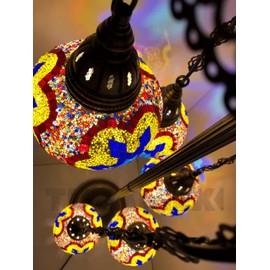 TURAMEX Turkish Mosaic Floor Lamps - Handmade Glass Lamps That Reflect The Craftsmanship and Diversity of Orient Culture (GND-LB-3-58)