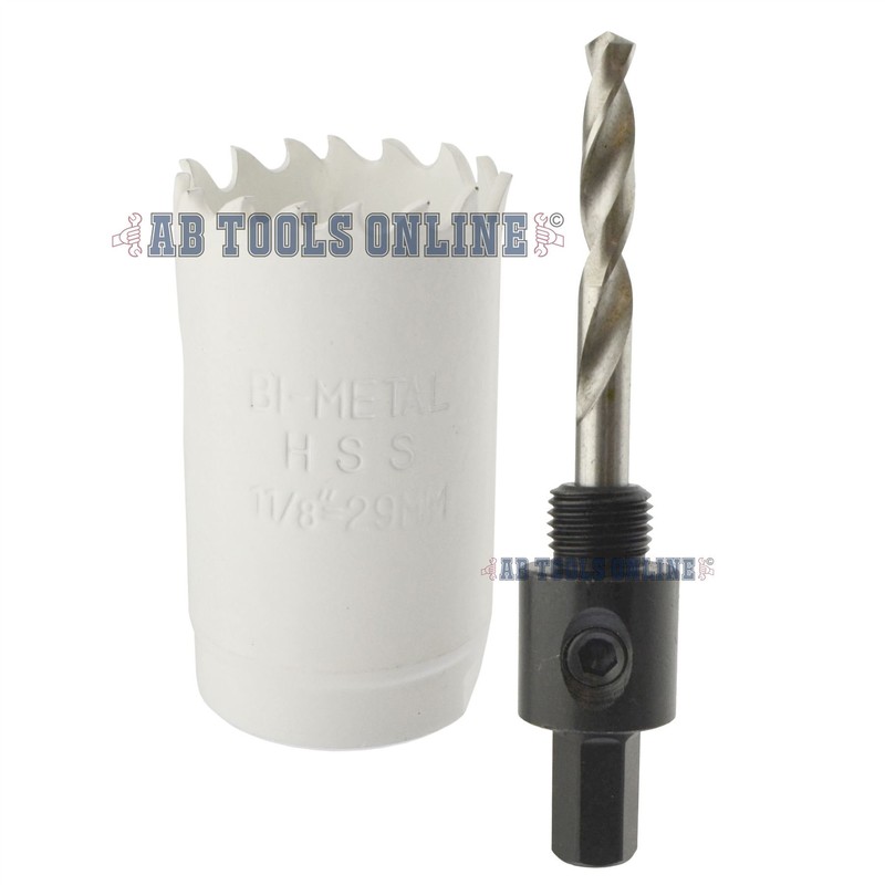 29mm HSS Hole Saw Holesaw Bi-Metal Blade Cutter Drill And