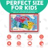Tot Talk North America Map Kids Placemat Educational Placemat Reusable