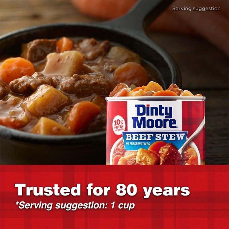 DINTY MOORE Beef Stew With Potatoes & Carrots, 38 Oz