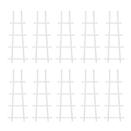 Trellis for Climbing Plants Indoor - Plastic Plant Trellis, 10 Pcs - Small Trellis for Potted Plants - Lattice for House Plant, Flower, Vegetable
