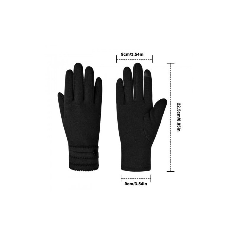 Warm Winter Gloves, Touchscreen Gloves, Warm Plush Glove, Lined Windproof