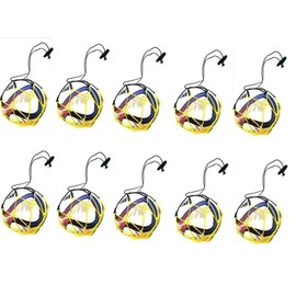 12 Soccer Ball Bungee Elastic Juggling Skill Training Net Handle (Yellow, 0.3)