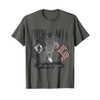 POW/MIA Flags Crossed T-Shirt
