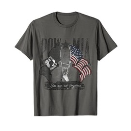 POW/MIA Flags Crossed T-Shirt