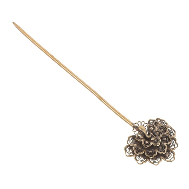 FOMIYES 4pcs Cigar Draw Enhancer Tool Handheld Cigar Punch Peacock