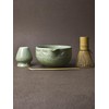 Artcome Matcha Tea Set with Pouring Spout - Green Ceramic