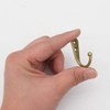 Alele Single Prong Hook Hanger,Robe Towel Hooks,Zinc Die Cast, Set
