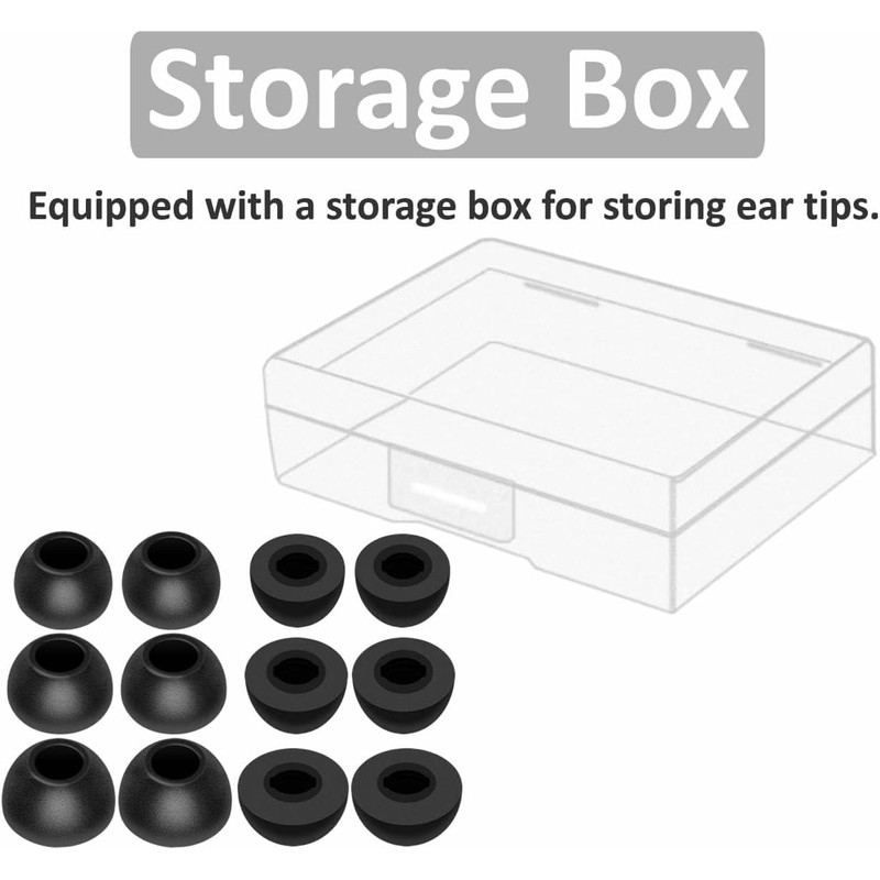 Foam Ear Tips Noise Canceling Memory Foam Eartips Ear Cap