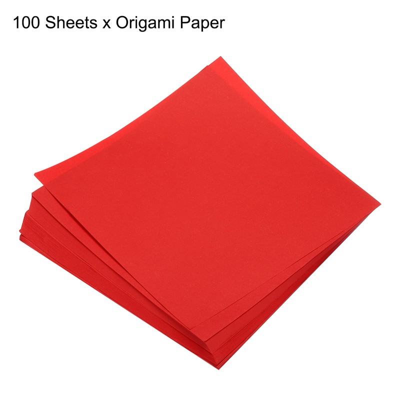 MECCANIXITY 100 Sheets Origami Paper Double Sided 8x8 Inch(20x20cm) Square
