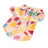 Dog Fruit Print Shirt Breathable Cool Fashionable Cute Pet Clothes