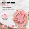 2 Pack Automatic Pop-up Floss Dispenser with 100 Pcs Dental