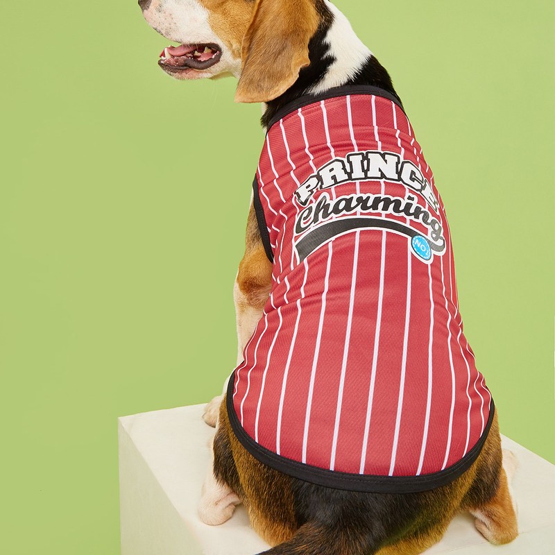 Pet Vertical Stripes Vest Vertical Stripes Classic Loose Prevent Sunburn