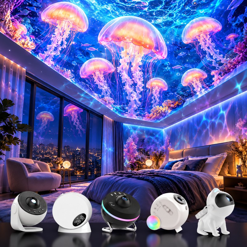 Galaxy Projector Pro Ocean Disc Set – 6 Replaceable 4K
