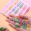 300 Pcs Paper Clips, 1.1 Inch Multicolour Paper Clips Holder