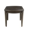 Steve Silver Diletta Game End Table w/Chessboard in Dark Walnut