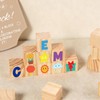 62Pcs Baby Shower Game Sign Kit 60 DIY Blank Wooden