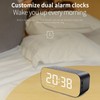 Alarm Clock Radio Portable Dimmer Control Dual Alarm FM Alarm