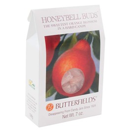 Butterfields Candy - Gourmet, Old-Fashioned HONEYBELL ORANGE Buds Hard Candy, 7 Oz (2 Pack) | Gluten Free | Made with 100% Real, Pure Cane Sugar | Handcrafted in the USA (Orange)