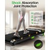 Akluer Portable 2-in-1 Electric Walking Pad 330LBS Capacity Incline Desk