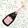 Design Design Champagne Cheers Beverage Napkin, Multicolor