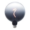 ONEWISH G150 Globe LED Bulb - Gradient Black Clear Glass