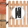 Lifeswell Heavy Duty Gate Hinges, Steel Hinges with Electroplated Coating,