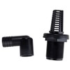 Aquatics 1 - Inch Bulkhead Fitting Kit Fit Sch40 1"_AB