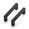 Ravinte 10 Pack 3-1/2 Inch Kitchen Square Cabinet Handles Matte