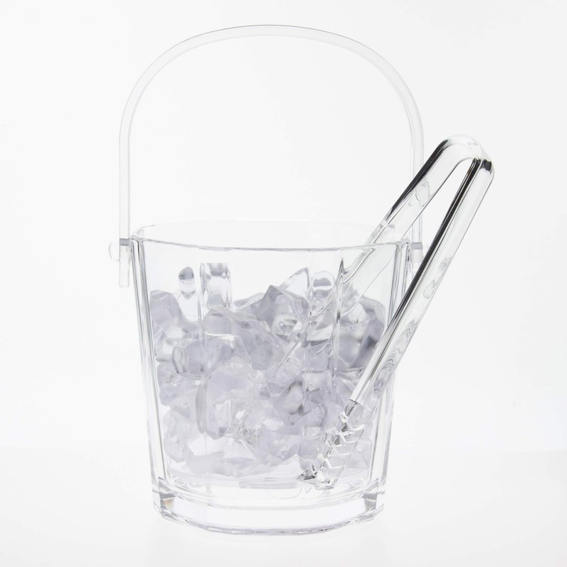 Toyo Sasaki Glass Ice Bucket Rabin J-55176 Made in Japan