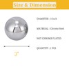 One Large 3" Inch Diameter Hardened Chrome Solid Steel Bearing