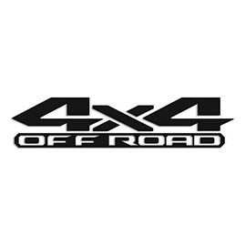 2 x Black 4x4 Off Road Bedside Vinyl Decals Fits New Dodge Ram 1500 2500 3500 Power Wagon