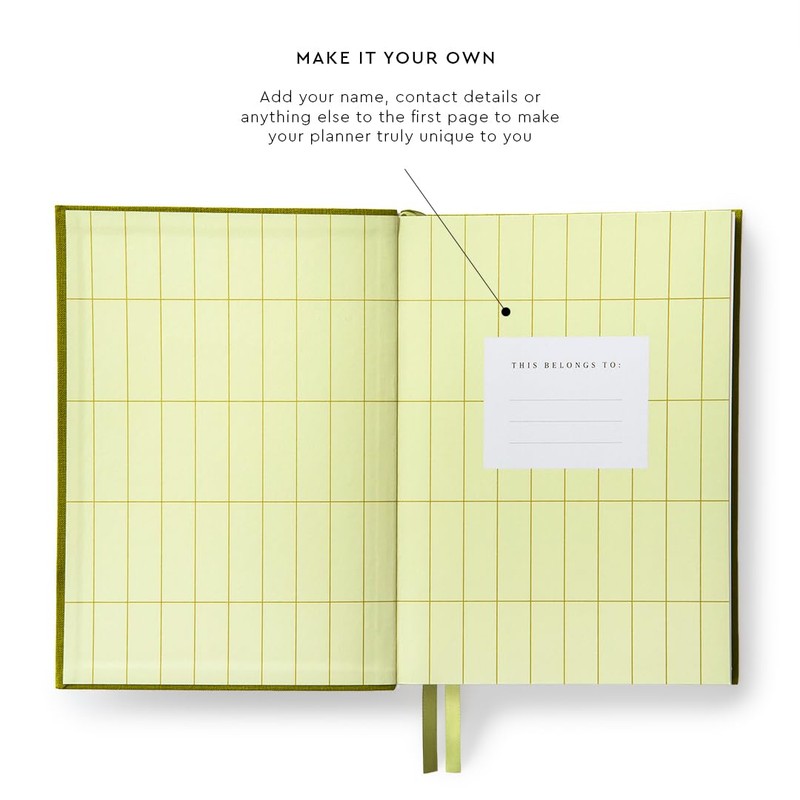 Undated Daily Planner Notebook | To Do Lists Hourly Schedule
