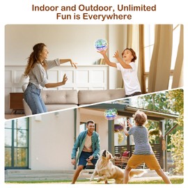 Flying Orb Ball 2024 Galaxy Cosmic Globe UFO Boomerang Hover Ball Galatic Fidget Spinner Mini Drone Cool Toys Birthday Gift Ideas for 6 7 8 9 10+ Year Old Boys Girls Teens Indoor Outdoor(Blue)