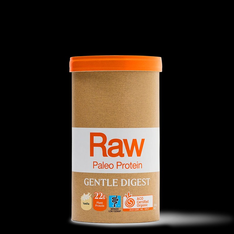 Amazonia Raw Gentle Digest Paleo Protein Powder - Vanilla, 1Kg