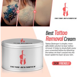 Tattoo Removal Cream Natural Fading system wrecking balm 2 month spartan perform