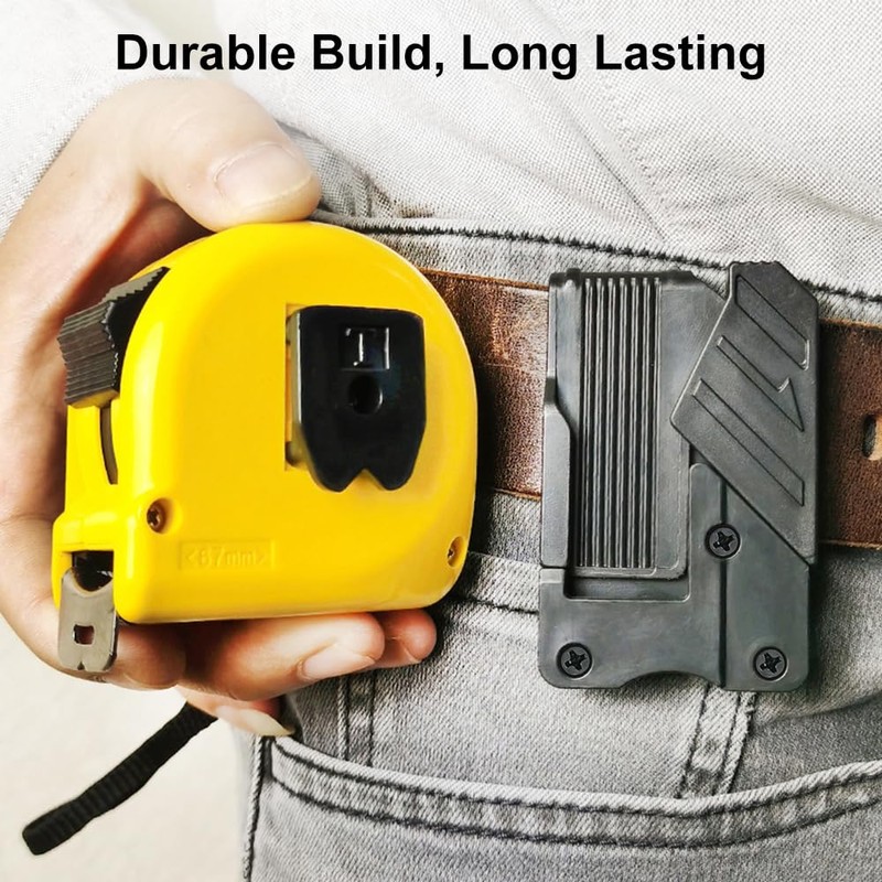 2 Pack Quick-Lock Tape Holder for Belt - Universal Tape