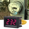 Walfront LED Display Digital Voltmeter Voltage Meter 70-380V AC, 3-Digit