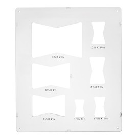 7-in-1 Perfect Butterfly Inlay Router Jig – 14 Precision Cuts (Keys & Mortises) Clear Acrylic Bow Tie Template for Woodworking – Premium Quality