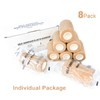 [8 Pack 4" x 5 Yards] Beige-Self Adhesive Cohesive Bandage