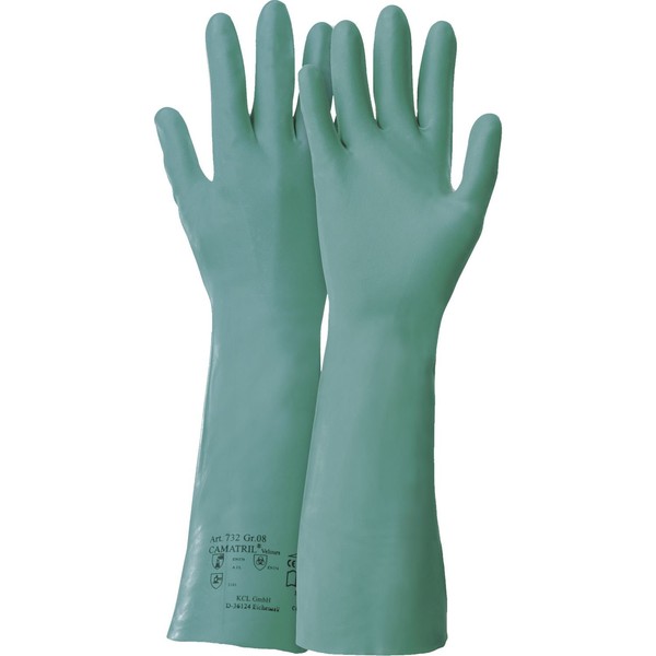 KCL Chemicals Camatril Velour 732 Protective Gloves Size 9 Category
