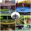 AISITIN Solar Power Bird Bath Fountain Pump Upgrade 1.5W Solar