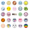 100PCS Cute Smiley Face Stickers - Kawaii Vinyl Decals for