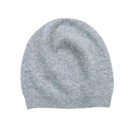 EILIZ Classic 100% Superfine Merino Wool Beanie Hat, Knit Winter Cap, Lightweight Skull Men and Woman, Grey, One Size