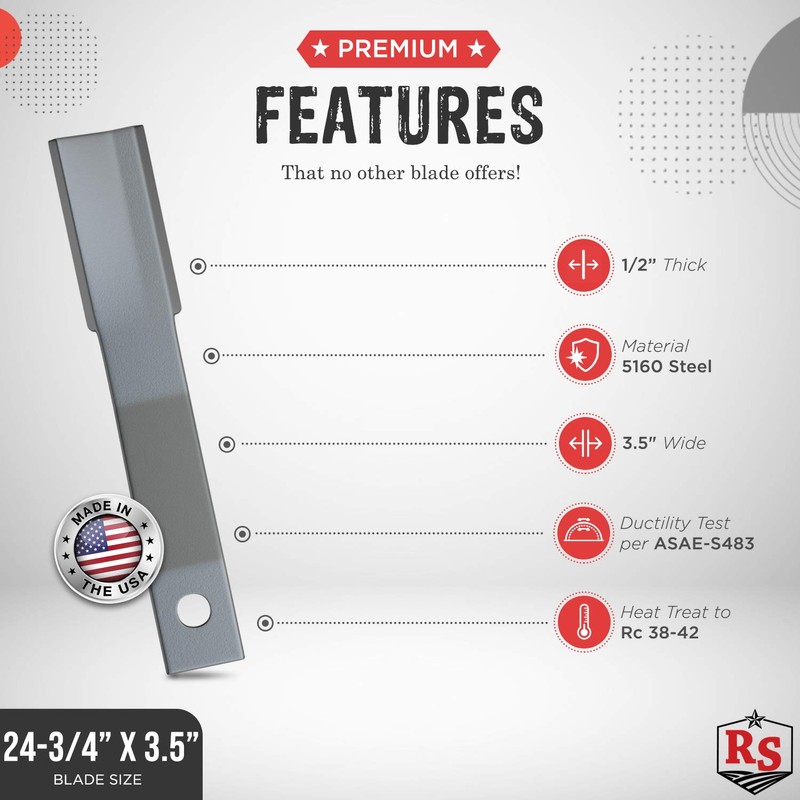 Rancher Supply 750787 Terrain King Blade Pair