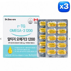 Doctor Doctors [Doctor Doctors] Altige Omega 3 1200 1301.2mg high purity rTG Omega 3 90 capsules, 3 units / [닥터닥터스] 알티지 오메가3 1200 1301.2mg 순도높은 rTG오메가3 90캡슐, 3개