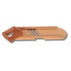 Wooden Cabbage Shredder, Mandoline Slicer for Sauerkraut, Coleslaw. Finger Protection