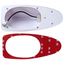 BSDLIET Upgraded US Shark Fin Roof Car Antenna White Radio FM/AM for 2012 Mazda 6 i Sedan 4-Door 2.5L 2488CC 152Cu. in. l4 Gas DOHC Naturally Aspirated