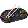 Electronic Drum Pad Portable Colored Hand Rolled Adult Beginner Percussion